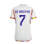 2022-2023 Belgium Away Shirt (DE BRUYNE 7)