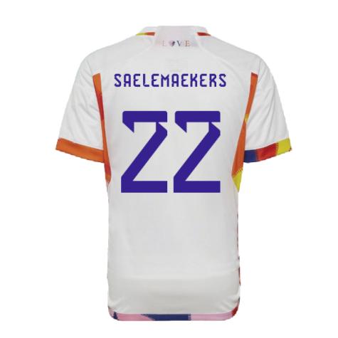 2022-2023 Belgium Away Shirt (Kids) (SAELEMAEKERS 22)