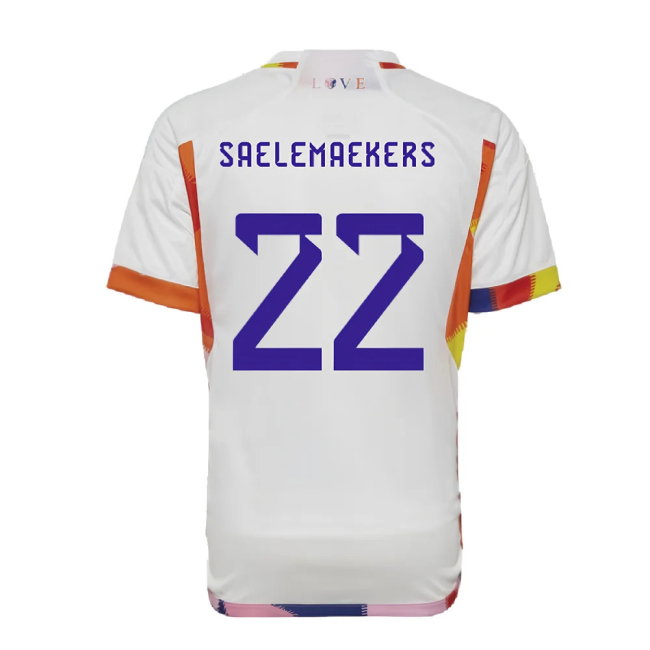 2022-2023 Belgium Away Shirt (Kids) (SAELEMAEKERS 22)
