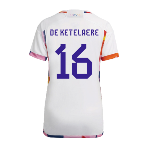 2022-2023 Belgium Away Shirt (Ladies) (DE KETELAERE 16)