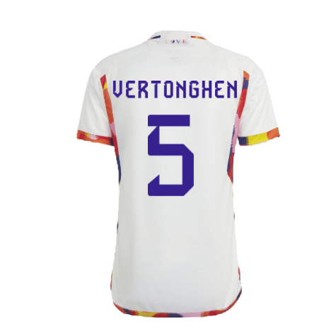 2022-2023 Belgium Away Shirt (VERTONGHEN 5)
