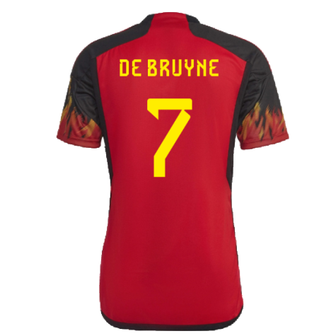 2022-2023 Belgium Home Shirt (De Bruyne 7)