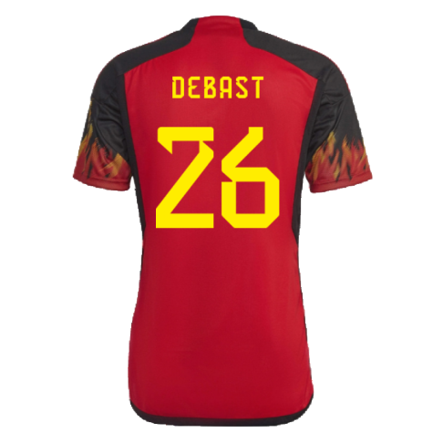 2022-2023 Belgium Home Shirt (Debast 26)