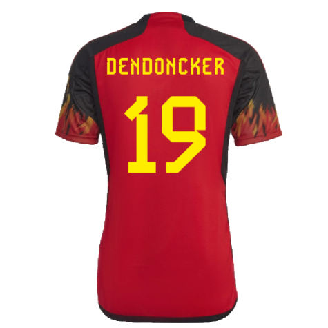 2022-2023 Belgium Home Shirt (Dendoncker 19)
