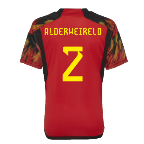 2022-2023 Belgium Home Shirt (Kids) (Alderweireld 2)
