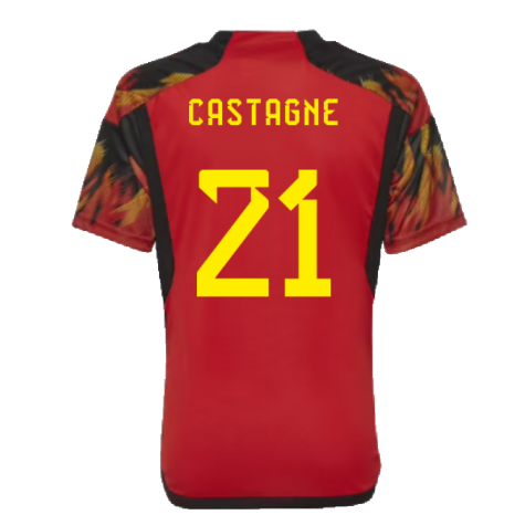 2022-2023 Belgium Home Shirt (Kids) (Castagne 21)