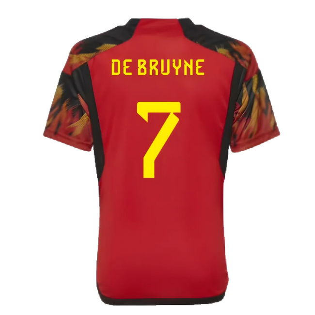 2022-2023 Belgium Home Shirt (Kids) (De Bruyne 7)