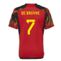 2022-2023 Belgium Home Shirt (Kids) (De Bruyne 7)