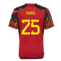 2022-2023 Belgium Home Shirt (Kids) (Doku 25)