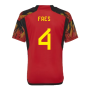 2022-2023 Belgium Home Shirt (Kids) (Faes 4)