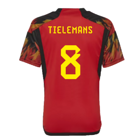 2022-2023 Belgium Home Shirt (Kids) (Tielemans 8)
