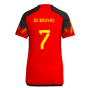 2022-2023 Belgium Home Shirt (Ladies) (De Bruyne 7)