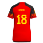 2022-2023 Belgium Home Shirt (Ladies) (Onana 18)