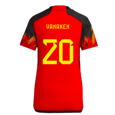 2022-2023 Belgium Home Shirt (Ladies) (Vanaken 20)