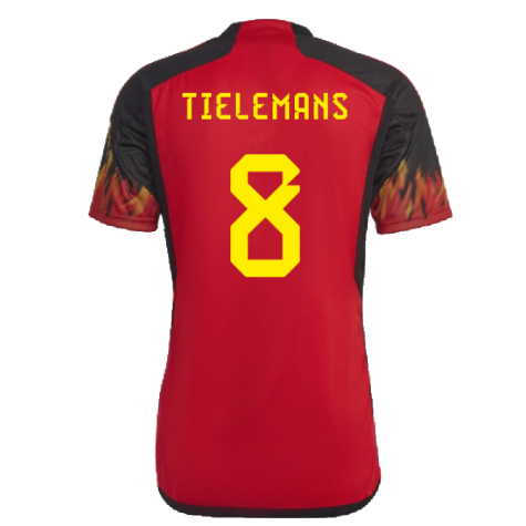 2022-2023 Belgium Home Shirt (Tielemans 8)