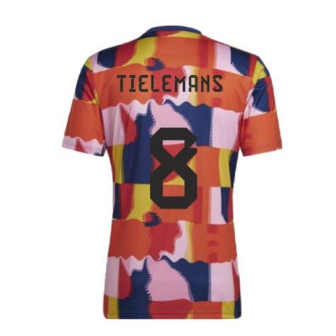 2022-2023 Belgium Pre-Match Shirt (Tielemans 8)