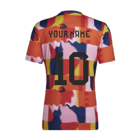 2022-2023 Belgium Pre-Match Shirt (Your Name)