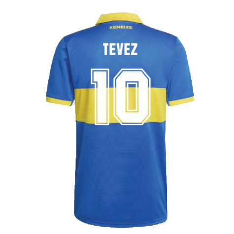 2022-2023 Boca Juniors Home Shirt (TEVEZ 10)