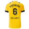 2022-2023 Borussia Dortmund Authentic Home Shirt (DELANEY 6)