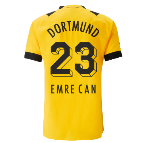 2022-2023 Borussia Dortmund Authentic Home Shirt (EMRE CAN 23)