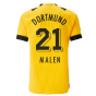 2022-2023 Borussia Dortmund Authentic Home Shirt (MALEN 21)