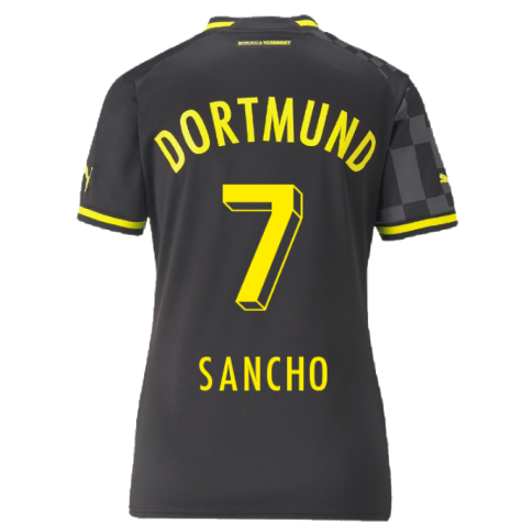 2022-2023 Borussia Dortmund Away Shirt (Ladies) (SANCHO 7)