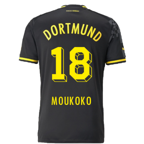 2022-2023 Borussia Dortmund Away Shirt (MOUKOKO 18)
