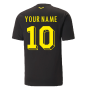 2022-2023 Borussia Dortmund Casuals Tee (Black) (Your Name)