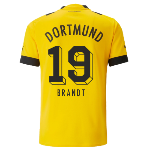 2022-2023 Borussia Dortmund Home Shirt (BRANDT 19)
