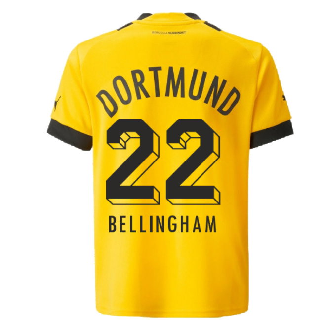 2022-2023 Borussia Dortmund Home Shirt (Kids) (BELLINGHAM 22)