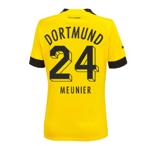 2022-2023 Borussia Dortmund Home Shirt - Ladies (MEUNIER 24)
