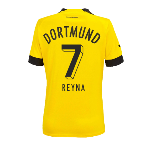 2022-2023 Borussia Dortmund Home Shirt - Ladies (REYNA 7)