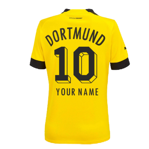 2022-2023 Borussia Dortmund Home Shirt - Ladies (Your Name)