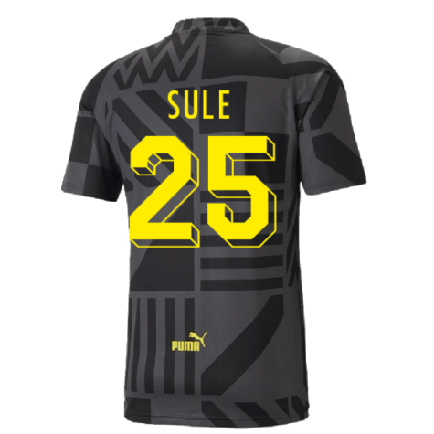 2022-2023 Borussia Dortmund Pre-Match Shirt (Black-Asphalt) (SULE 25)