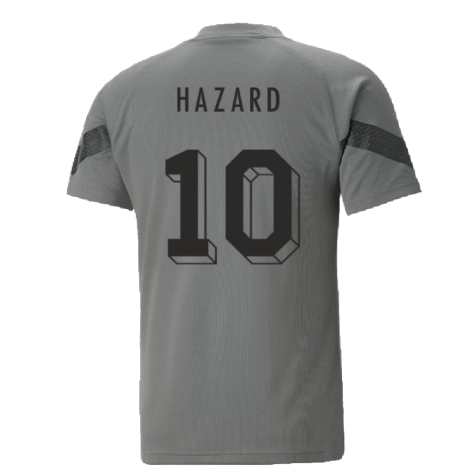 2022-2023 Borussia Dortmund Training Jersey (Smoked Pearl) (HAZARD 10)