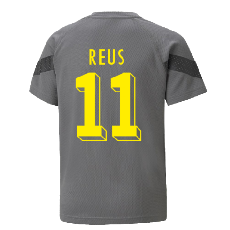 2022-2023 Borussia Dortmund Training Jersey (Smoked Pearl) - Kids (REUS 11)