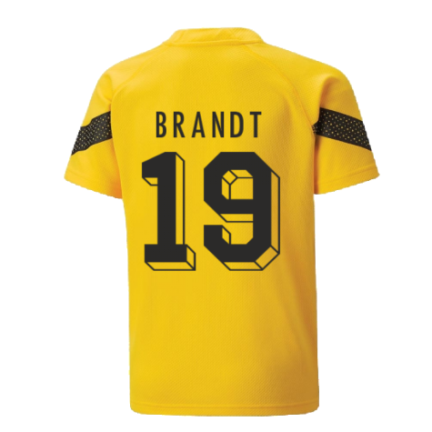2022-2023 Borussia Dortmund Training Jersey (Yellow) - Kids (BRANDT 19)