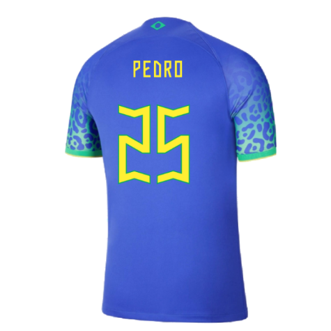 2022-2023 Brazil Away Dri-Fit ADV Vapor Shirt (Pedro 25)