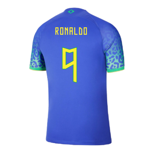 2022-2023 Brazil Away Dri-Fit ADV Vapor Shirt (Ronaldo 9)