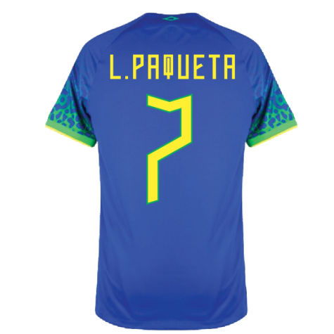 2022-2023 Brazil Away Shirt (L.PAQUETA 7)