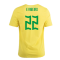 2022-2023 Brazil Crest Tee (Yellow) (E Ribeiro 22)
