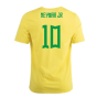 2022-2023 Brazil Crest Tee (Yellow) (Neymar JR 10)