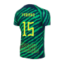 2022-2023 Brazil Dri-Fit Pre-Match Shirt (Kids) (Fabinho 15)