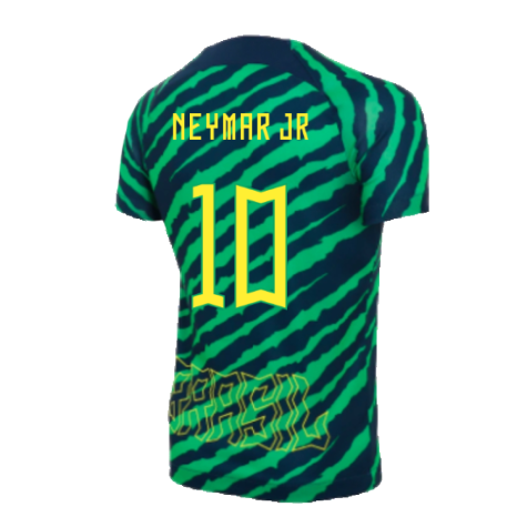 2022-2023 Brazil Dri-Fit Pre-Match Shirt (Kids) (Neymar JR 10)