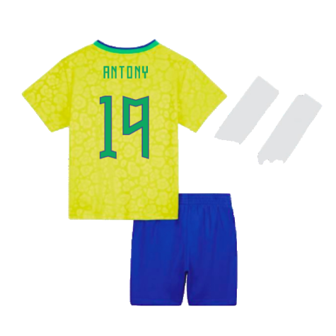2022-2023 Brazil Home Infants Baby Kit (Antony 19)