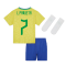 2022-2023 Brazil Home Little Boys Mini Kit (L Paqueta 7)