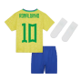 2022-2023 Brazil Home Little Boys Mini Kit (Ronaldinho 10)