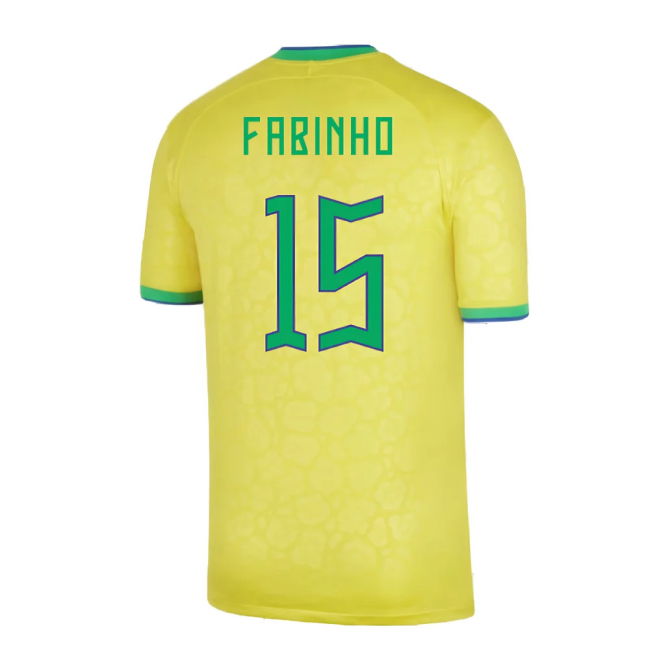 2022-2023 Brazil Home Shirt (FABINHO 15)