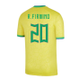 2022-2023 Brazil Home Shirt (R.FIRMINO 20)