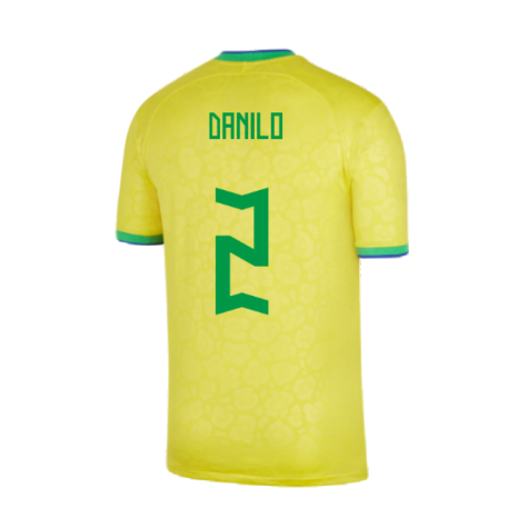 2022-2023 Brazil Home Vapor Shirt (Danilo 2)